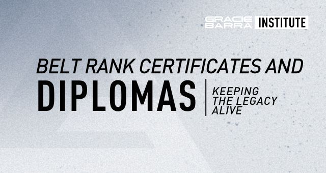 Belt Rank Certificates and Diplomas